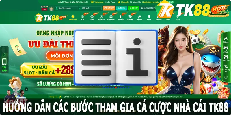 Hướng dẫn các bước tham gia tài khoản cá cược hấp dẫn