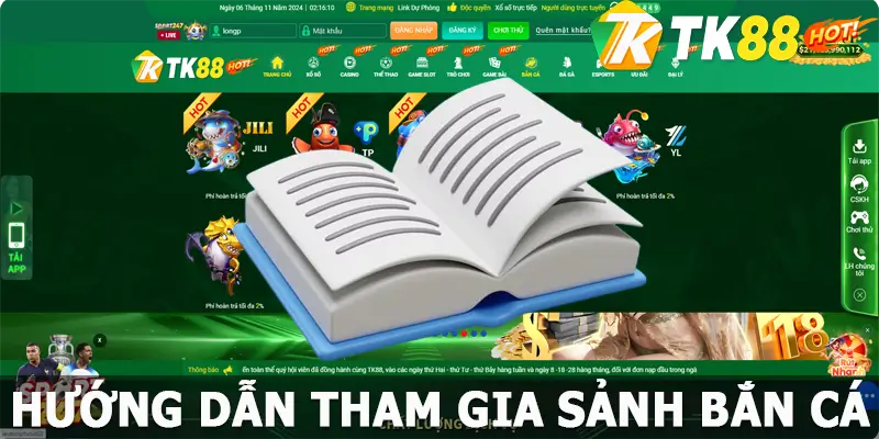 Hướng dẫn newbie tham gia sảnh bắn cá online tại TK88