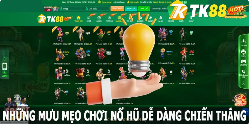 Những mưu mẹo chơi nổ hũ dễ dàng chiến thắng