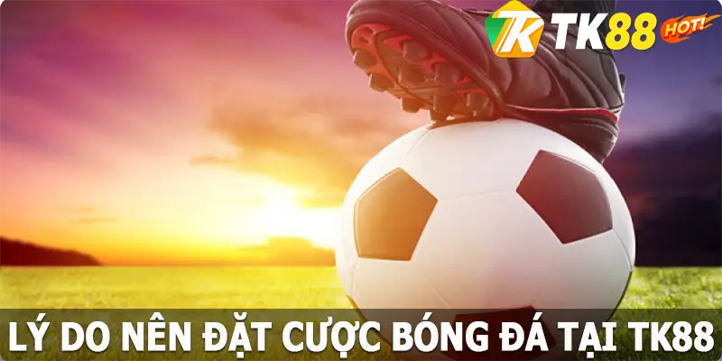 Lý do nên đặt cược bóng đá tại TK88